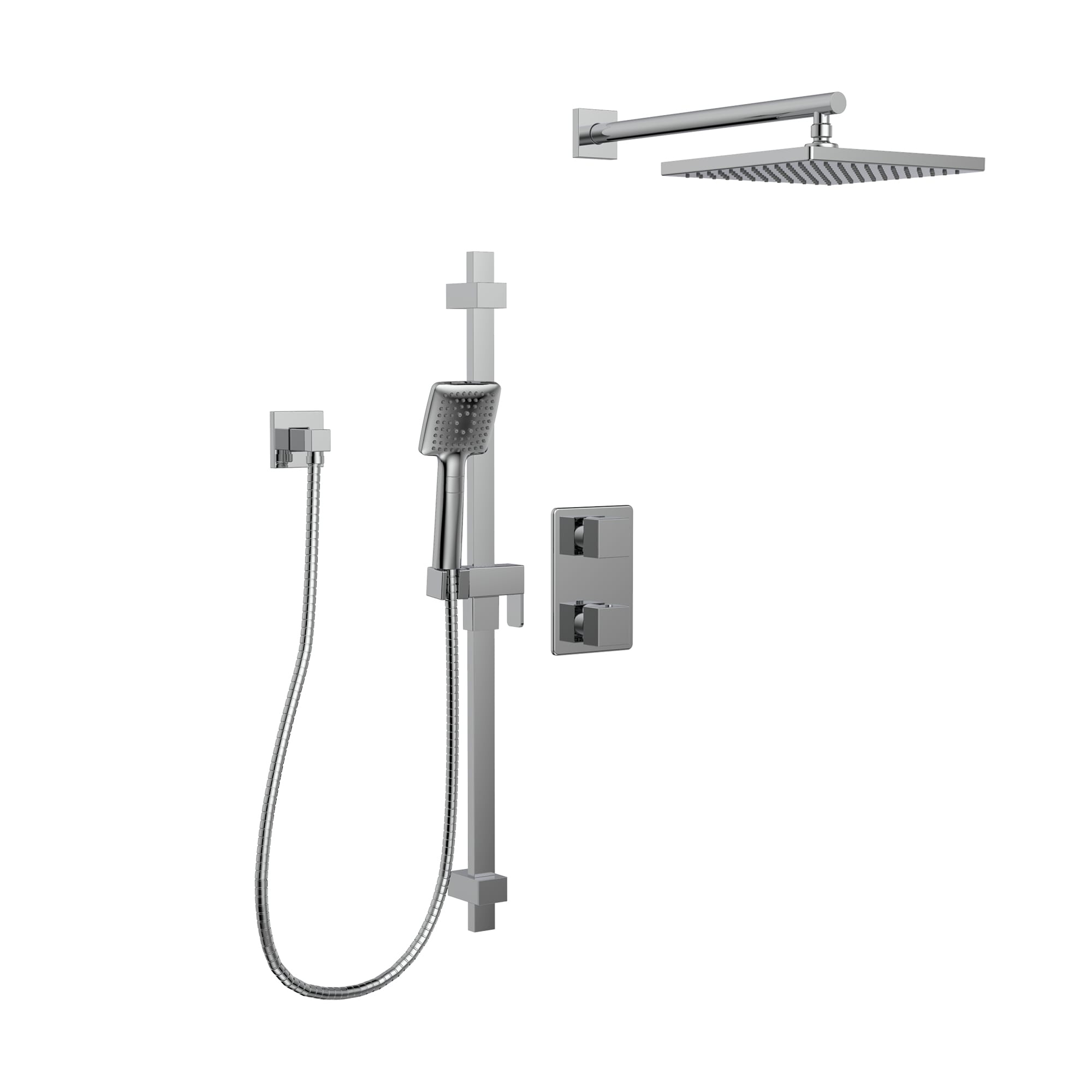 Ensemble de douche thermostatique et douchette à main Bélanger