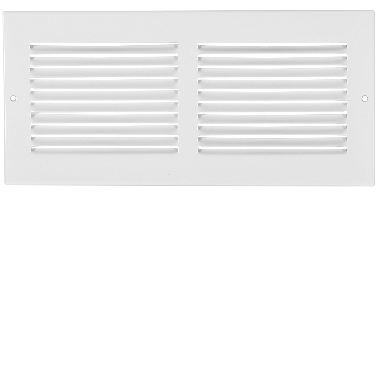 Grille murale de retour d'air en acier Imperial pour systèmes de  refroidissement et de chauffage, blanc, 14 x 6 po